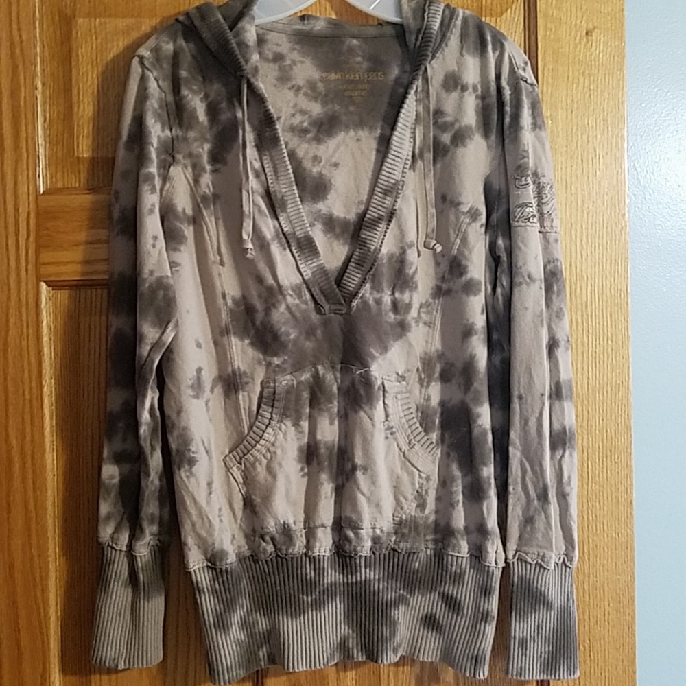 Tie dye Calvin Klein lightweight sweatshirt